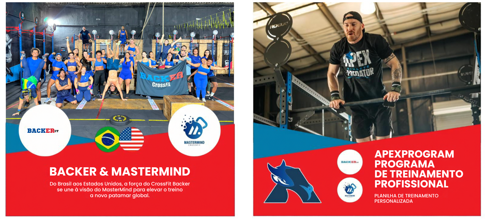Parceria Backer CT, APEX e CrossFit Mastermind